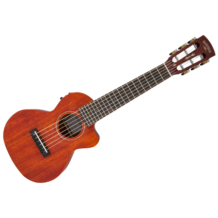 G9126 A.C.E. Guitar-Ukulele Electric Honey Mahogany Stain