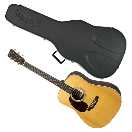 Martin Guitars D28-L Standard Natural Gaucher + étui