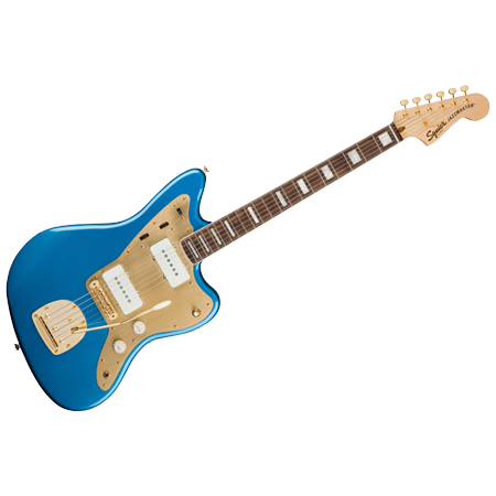 Squier 40th Anniversary Jazzmaster Gold Edition Lake Placid Blue