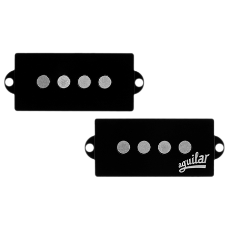 AG4P/J-HC Precision Bass Hum-Canceling Set Black 4 Strings Aguilar