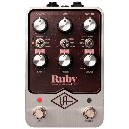 Universal Audio UAFX Ruby '63 Top Boost Amplifier