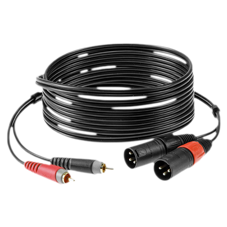 Klotz Câble bretelle adaptateur XLR mâle / RCA 1m KLOTZ