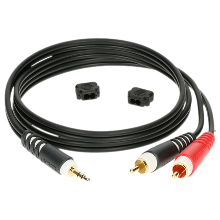 Klotz Câble adaptateur mini-Jack mâle / 2x RCA mâles 2m