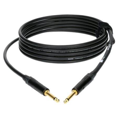 Klotz Câble pour Instrument Jack 6.35mm LaGrange Gold Qualité Supérieure 4.5m KLOTZ