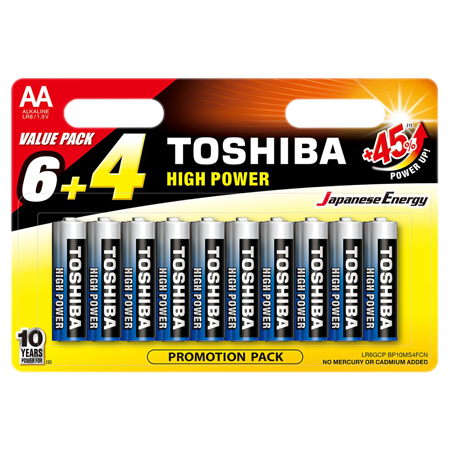 Toshiba Piles LR6 - Pack de 10