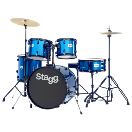 Stagg TIM120B BL - Batterie Acoustique 20" Bleue Complète