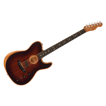 Fender American Acoustasonic Telecaster All-Mahogany Bourbon Burst