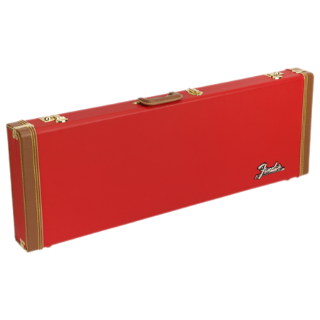 Fender Classic Series Wood Case Strat/Tele Fiesta Red