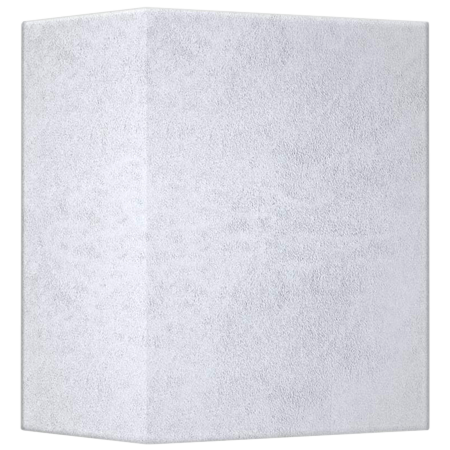 Lot de 6 panneaux absorbeurs Dawson tissu blanc Bianco