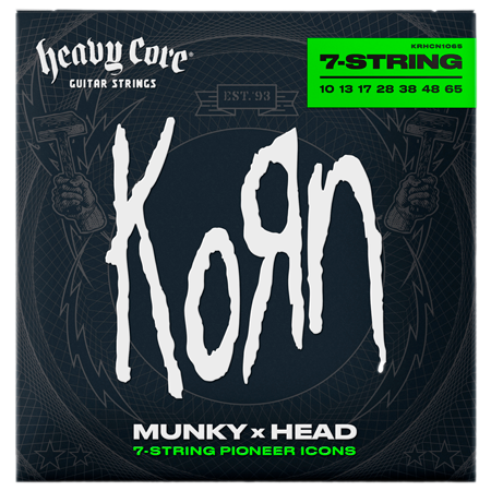 Dunlop Korn Heavy Core 10-65 7 cordes