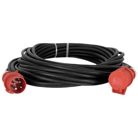 Dap Motor Cable CEE 4P 16 A Rouge 20m