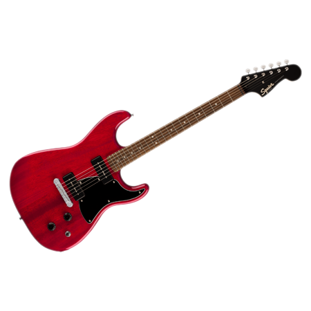 Squier by FENDER Paranormal Strat-O-Sonic Crimson Red Transparent