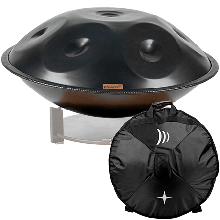 HP8DM Kurde Handpan Ré mineur naturel + Housse Schlagwerk