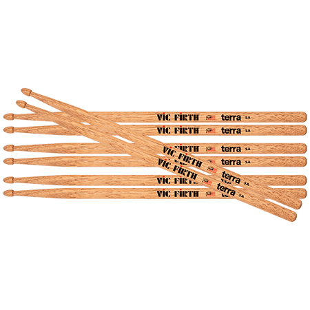 Vic Firth Pack 4 paires 5AT Terra