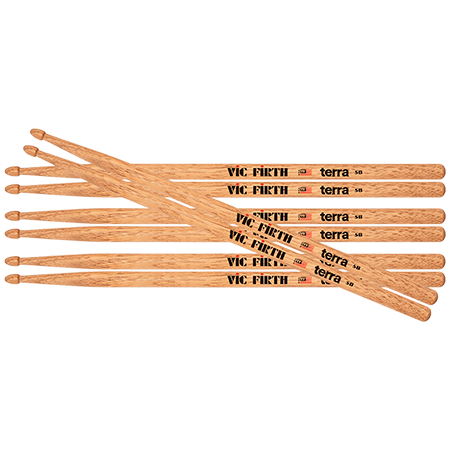 Vic Firth Pack 4 paires 5BT Terra
