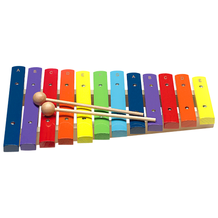 XYLO-J12 RB Xylophone 12 lames multi Color