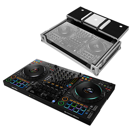 Pioneer DJ Pack DDJ-FLX10 + Flight Case à roulettes Silver