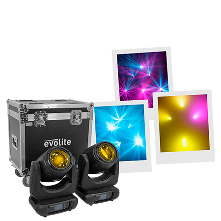 Evolite Moving Beam 7R MKII Set