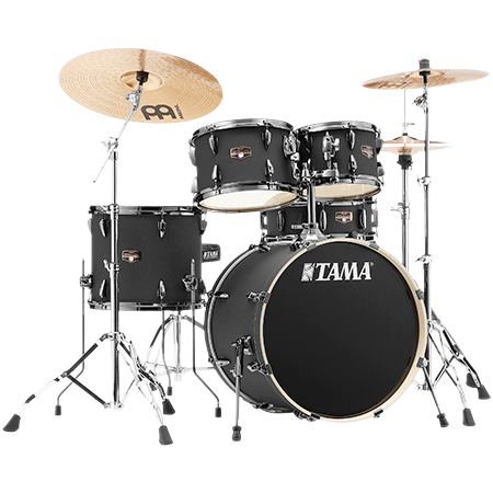 Tama IP50H6WBN-BOB Imperialstar Kit 5 Fûts 20" + Hardware + Cymbales Blacked Out Black