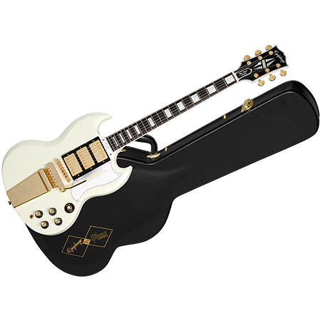 Epiphone 1963 Les Paul SG Custom Maestro Vibrola Classic White Inspired by Gibson Custom