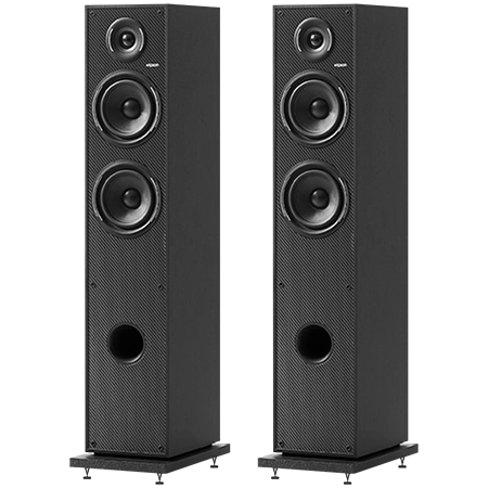 Elipson Horus 11F Black Carbon (la paire)