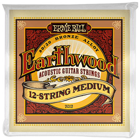 Ernie Ball 2012 Earthwood 80/20 Bronze Medium - 12 cordes 11-52