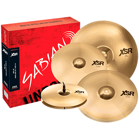 Sabian XSR5005GB Set Harmonique 14"- 16"- 20" + crash 18"