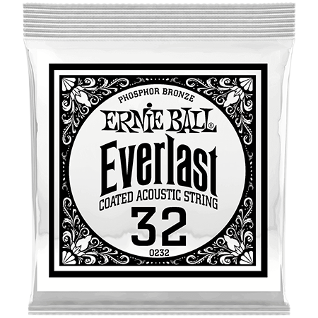 Ernie Ball 10232 Everlast Coated Phophore Bronze 32