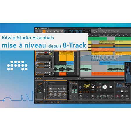 Bitwig Studio Essentials upgrade 8 Track (licence)