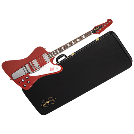 Epiphone 1963 Firebird V Ember Red + Etui