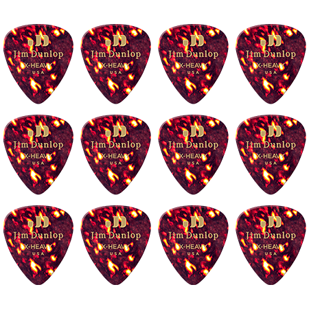 483P05XH Celluloïd Shell Marron Extra Heavy Pack de 12 Dunlop