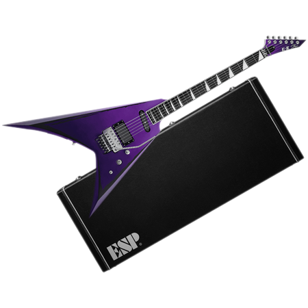 ESP E-II Alexi Ripped Purple Fade Satin + étui