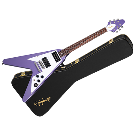 Epiphone - Kirk Hammett 1979 Flying V Purple Metallic