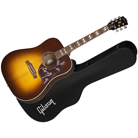 Hummingbird Studio Walnut Satin Walnut Burst + étui Gibson