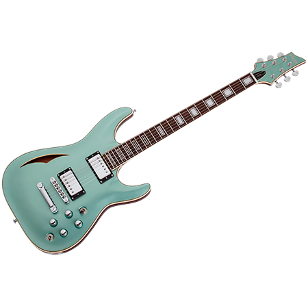 Schecter C-1 E/A Satin Vintage Pelham Bl