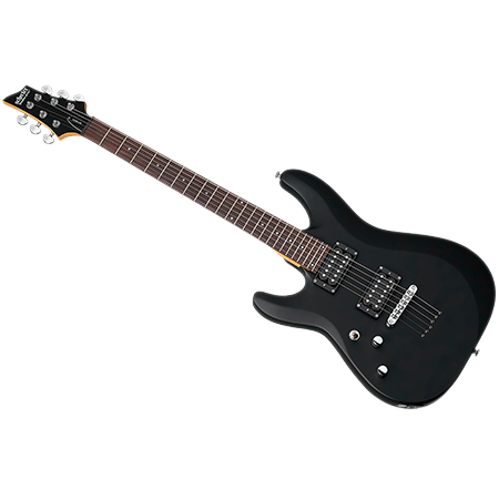 Schecter C-6 Deluxe Satin Black LH