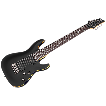 Schecter Demon 8 Aged Black Satin