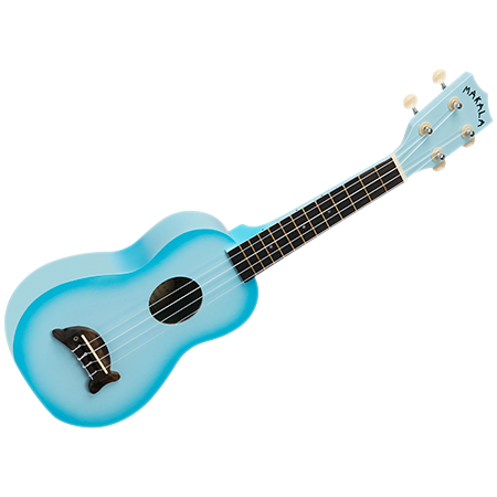 Kala Makala Dolphin Soprano Light Blue Burst