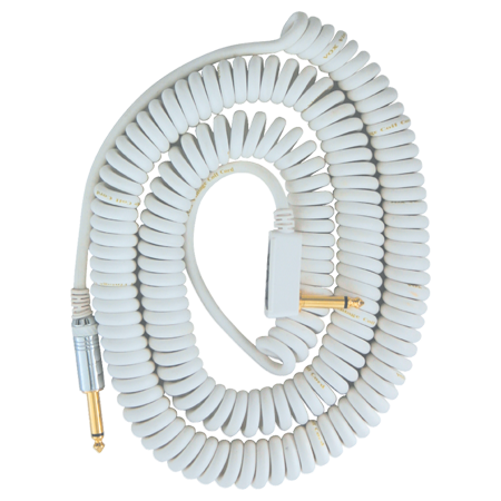 VCC90 Câble Spirale Blanc 9m