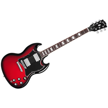 Gibson SG Standard Custom Color Cardinal Red Burst + Housse