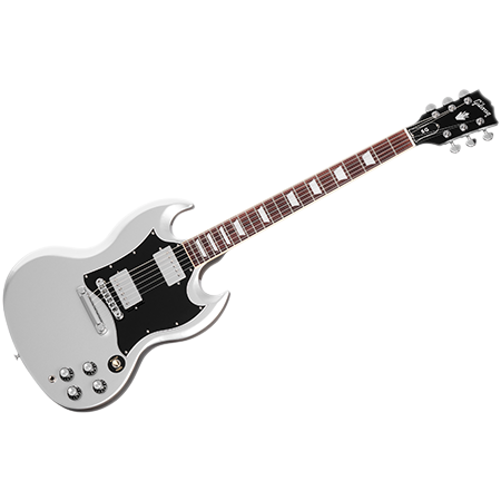 SG Standard Custom Color Silver Mist + Housse Gibson