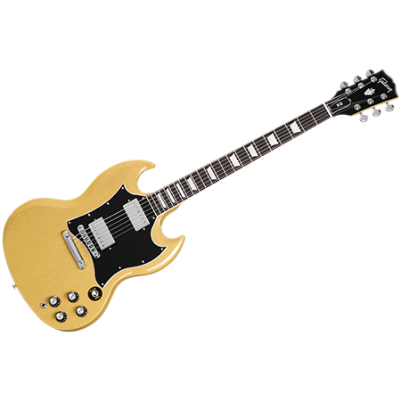 Gibson SG Standard Custom Color TV Yellow + Housse