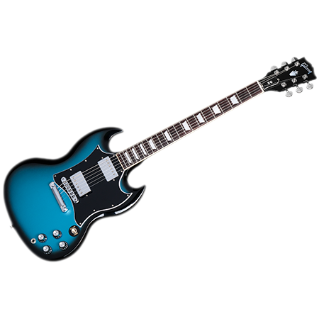 Gibson SG Standard Custom Color Pelham Blue Burst + Housse