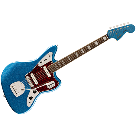 Classic Vibe '70s Jaguar LRL MH Blue Sparkle Limited Edition Squier by FENDER