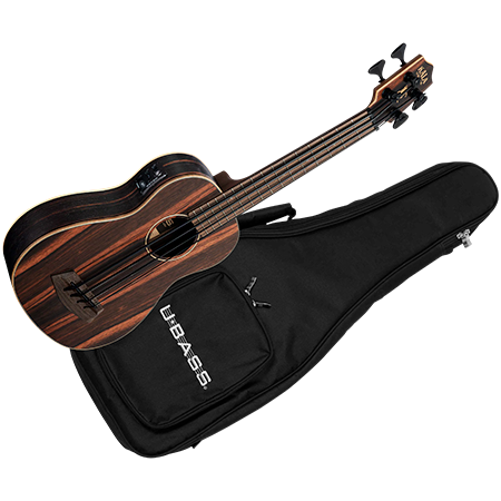 Kala Striped Ebony U-Bass + housse