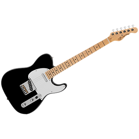 Fullerton Deluxe ASAT Classic Alnico Jet Black G&L