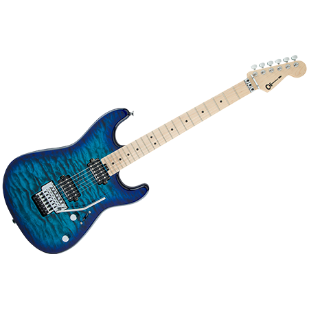 PRO-MOD San Dimas HH FR M QM Chlorine Blue Charvel