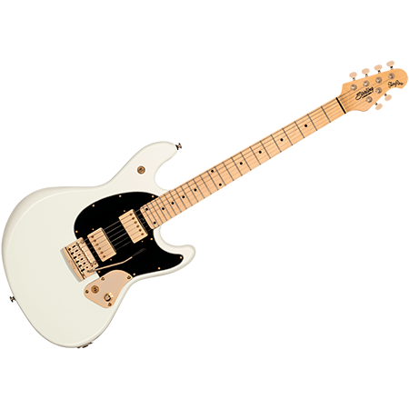 Jared Dines StingRay Olympic White Sterling by Music Man