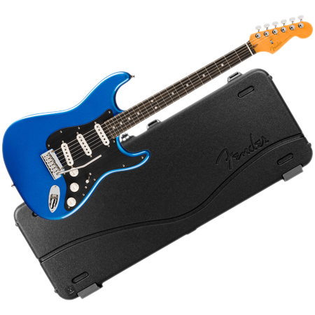 Fender American Ultra II Stratocaster SSS EB Noble Blue + Etui