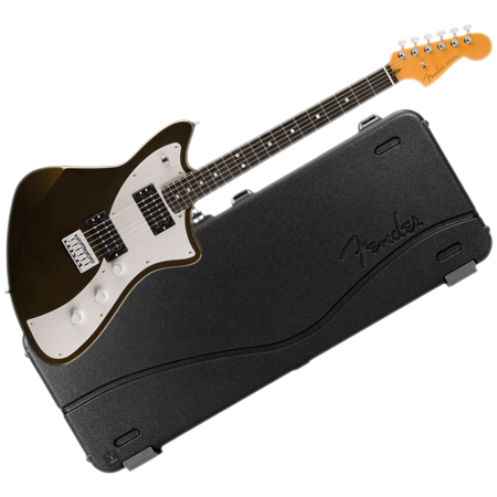 Fender American Ultra II Meteora EB Texas Tea + Etui